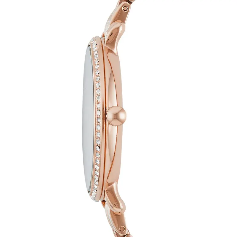 Fossil Jacqueline Three-Hand Rose Gold-Tone Ladies Watch- ES3546